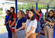 Um culto ecumênico marcou a comemoração de um ano do campus XXll de Ananindeua, na manhã desta quinta - feria, 23. O reitor, Clay Chagas, e a vice - reitora, Ilma Pastana estiveram presentes para prestigiarem a data comemorativa. Foto: Sidney Oliveira/Ascom Uepa.