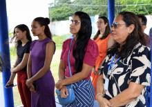 Um culto ecumênico marcou a comemoração de um ano do campus XXll de Ananindeua, na manhã desta quinta - feria, 23. O reitor, Clay Chagas, e a vice - reitora, Ilma Pastana estiveram presentes para prestigiarem a data comemorativa. Foto: Sidney Oliveira/Ascom Uepa.