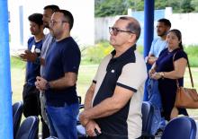Um culto ecumênico marcou a comemoração de um ano do campus XXll de Ananindeua, na manhã desta quinta - feria, 23. O reitor, Clay Chagas, e a vice - reitora, Ilma Pastana estiveram presentes para prestigiarem a data comemorativa. Foto: Sidney Oliveira/Ascom Uepa.