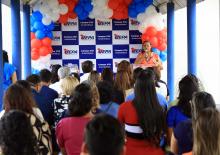 Um culto ecumênico marcou a comemoração de um ano do campus XXll de Ananindeua, na manhã desta quinta - feria, 23. O reitor, Clay Chagas, e a vice - reitora, Ilma Pastana estiveram presentes para prestigiarem a data comemorativa. Foto: Sidney Oliveira/Ascom Uepa.