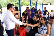 Um culto ecumênico marcou a comemoração de um ano do campus XXll de Ananindeua, na manhã desta quinta - feria, 23. O reitor, Clay Chagas, e a vice - reitora, Ilma Pastana estiveram presentes para prestigiarem a data comemorativa. Foto: Sidney Oliveira/Ascom Uepa.