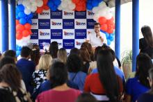 Um culto ecumênico marcou a comemoração de um ano do campus XXll de Ananindeua, na manhã desta quinta - feria, 23. O reitor, Clay Chagas, e a vice - reitora, Ilma Pastana estiveram presentes para prestigiarem a data comemorativa. Foto: Sidney Oliveira/Ascom Uepa.