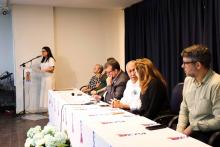 Solenidade alusivo aos 40 anos do curso de Fisioterapia.Na foto, a Coordenadora do Curso de Fisioterapia, professora Erica Feio. Foto: Sidney Oliveira/Ascom Uepa.