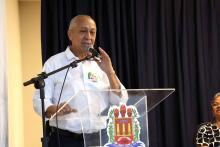 Solenidade alusivo aos 40 anos do curso de Fisioterapia. Na foto, o diretor do CCBS, Emanuel de Jesus. Foto: Sidney Oliveira/Ascom Uepa.