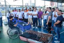 Jogos, curso de churrasco e outras atividades marcaram o dia dos pais na Escola Superior de Educação Física - Foto: Sidney Oliveira/Ascom Uepa