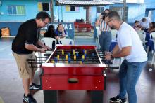 Jogos, curso de churrasco e outras atividades marcaram o dia dos pais na Escola Superior de Educação Física - Foto: Sidney Oliveira/Ascom Uepa