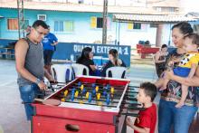 Jogos, curso de churrasco e outras atividades marcaram o dia dos pais na Escola Superior de Educação Física - Foto: Sidney Oliveira/Ascom Uepa