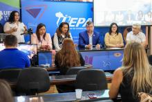 A Diretoria de Inclusão e Permanência Estudantil (DINPES) realizou na manhã desta quarta-feira, 6, no auditório do Consun, o Painel Temático "dez anos da Lei Brasileira de Inclusão (LBI):conquistas e desafios no âmbito da inclusão na Uepa". Foto: Sidney Oliveira/Ascom Uepa