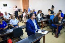 A Diretoria de Inclusão e Permanência Estudantil (DINPES) realizou na manhã desta quarta-feira, 6, no auditório do Consun, o Painel Temático "dez anos da Lei Brasileira de Inclusão (LBI):conquistas e desafios no âmbito da inclusão na Uepa". Foto: Sidney Oliveira/Ascom Uepa