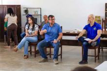 Reuniões com os servidores e alunos,  além da apresentação de novos equipamentos, marcaram a visita do reitor Clay Anderson Nunes Chagas, ao campus VII de Conceição do Araguaia, sudeste do Pará, na tarde do dia 8 de outubro. Foto: Sidney Oliveira/Ascom Uepa 