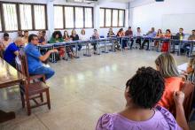 Reuniões com os servidores e alunos,  além da apresentação de novos equipamentos, marcaram a visita do reitor Clay Anderson Nunes Chagas, ao campus VII de Conceição do Araguaia, sudeste do Pará, na tarde do dia 8 de outubro. Foto: Sidney Oliveira/Ascom Uepa 