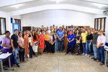 Reuniões com os servidores e alunos,  além da apresentação de novos equipamentos, marcaram a visita do reitor Clay Anderson Nunes Chagas, ao campus VII de Conceição do Araguaia, sudeste do Pará, na tarde do dia 8 de outubro. Foto: Sidney Oliveira/Ascom Uepa 