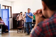 Reuniões com os servidores e alunos,  além da apresentação de novos equipamentos, marcaram a visita do reitor Clay Anderson Nunes Chagas, ao campus VII de Conceição do Araguaia, sudeste do Pará, na tarde do dia 8 de outubro. Foto: Sidney Oliveira/Ascom Uepa 