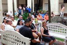Celebração Ecumênica de Páscoa no Hall da reitoria.Foto: Sidney Oliveira/Ascom Uepa.