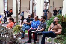 Celebração Ecumênica de Páscoa no Hall da reitoria.Foto: Sidney Oliveira/Ascom Uepa.