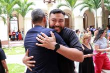 Celebração Ecumênica de Páscoa no Hall da reitoria.Foto: Sidney Oliveira/Ascom Uepa.