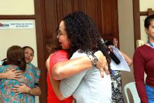 Celebração Ecumênica de Páscoa no Hall da reitoria.Foto: Sidney Oliveira/Ascom Uepa.