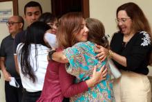 Celebração Ecumênica de Páscoa no Hall da reitoria.Foto: Sidney Oliveira/Ascom Uepa.