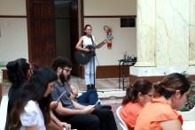 Celebração Ecumênica de Páscoa no Hall da reitoria.Foto: Sidney Oliveira/Ascom Uepa.