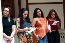 Celebração Ecumênica de Páscoa no Hall da reitoria.Foto: Sidney Oliveira/Ascom Uepa.