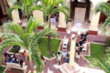 Celebração Ecumênica de Páscoa no Hall da reitoria.Foto: Sidney Oliveira/Ascom Uepa.