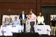 Foi realizado, na noite dessa quarta-feira, 26, o debate entre os candidatos a reitor e vice-reitor de Uepa, no ginásio do CCBS. Foto: Sidney Oliveira/Ascom Uepa