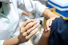 A Uepa promoveu o Dia "D" da Saúde no hall da reitoria, na quinta-feira, 26. A ação ofereceu diversos atendimentos e vacinas. Foto: Sidney Oliveira/Ascom Uepa.