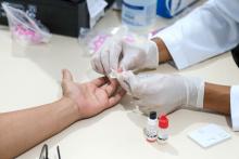 A Uepa promoveu o Dia "D" da Saúde no hall da reitoria, na quinta-feira, 26. A ação ofereceu diversos atendimentos e vacinas. Foto: Sidney Oliveira/Ascom Uepa.