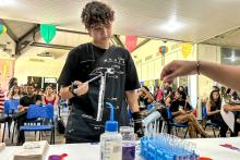 Programação alusivo ao dia do químico no Planetário - Foto: Monique Haddad - Planetário Uepa.