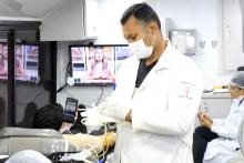 A Coordenadoria de Desenvolvimento de Pessoas (Codepe - Uepa) em parceria com a Fundação Hemopa, realiza campanha de doação de sangue na reitoria da Universidade Estadual do Pará (Uepa), nesta segunda - feira, 27, das 9 às 15h. Foto: Sidney Oliveira/Ascom Uepa.