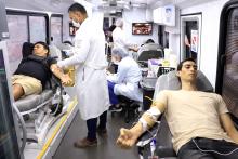 A Coordenadoria de Desenvolvimento de Pessoas (Codepe - Uepa) em parceria com a Fundação Hemopa, realiza campanha de doação de sangue na reitoria da Universidade Estadual do Pará (Uepa), nesta segunda - feira, 27, das 9 às 15h. Foto: Sidney Oliveira/Ascom Uepa.