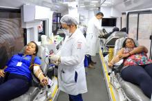 A Coordenadoria de Desenvolvimento de Pessoas (Codepe - Uepa) em parceria com a Fundação Hemopa, realiza campanha de doação de sangue na reitoria da Universidade Estadual do Pará (Uepa), nesta segunda - feira, 27, das 9 às 15h. Foto: Sidney Oliveira/Ascom Uepa.