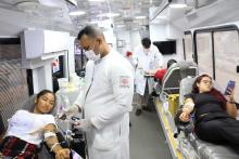 Campanha de doação de sangue no campus do CCSE da Uepa. Foto: Sidney Oliveira/Ascom Uepa