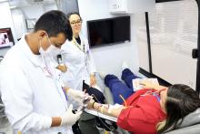 Campanha de doação de sangue no campus do CCSE da Uepa. Foto: Sidney Oliveira/Ascom Uepa