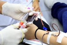 Campanha de doação de sangue no campus do CCSE da Uepa. Foto: Sidney Oliveira/Ascom Uepa