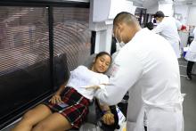 Campanha de doação de sangue no campus do CCSE da Uepa. Foto: Sidney Oliveira/Ascom Uepa