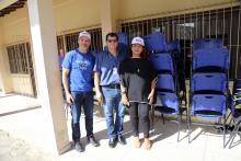 A Vice-reitora Ilma Pastana e o Pró-reitor Carlos Capela entregam equipamentos no Campus XVII de Vigia. Fotos: Sidney Oliveira/Ascom Uepa.