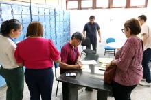 A Comissão Eleitoral divulgou hoje, 30, o resultado preliminar das eleições para os cargos de Diretor(a) e Vice-Diretor(a) dos Centros (CCBS, CCSE e CCNT) da Universidade do Estado do Pará (Uepa), para o quadriênio 2025/2029. Na foto, pleito eleitoral no dia 29. Foto: Sidney Oliveira/Ascom Uepa