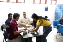 A Comissão Eleitoral divulgou hoje, 30, o resultado preliminar das eleições para os cargos de Diretor(a) e Vice-Diretor(a) dos Centros (CCBS, CCSE e CCNT) da Universidade do Estado do Pará (Uepa), para o quadriênio 2025/2029. Na foto, pleito eleitoral no dia 29. Foto: Sidney Oliveira/Ascom Uepa