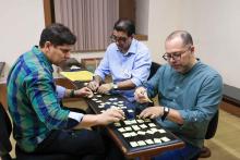 Parte da comissão eleitoral na apuração. Foto: Marcelo Rodrigues/Ascom Uepa.