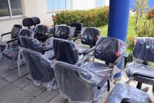 O reitor em exercício, Carlos Capela, entregou, na manhã desta terça - feira, 25, equipamentos à Escola de Enfermagem Magalhães Barata. Foto: Sidney Oliveira/Ascom Uepa.