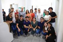 O reitor em exercício, Carlos Capela, entregou, na manhã desta terça - feira, 25, equipamentos à Escola de Enfermagem Magalhães Barata. Foto: Sidney Oliveira/Ascom Uepa.