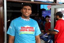 Enzo Yuri, ingressante no curso de Engenharia Ambiental no campus XXII, em Ananindeua, compartilhou a empolgação com a nova fase. Foto Sidney Oliveira/Ascom Uepa.