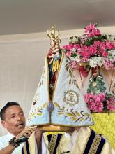 Visita da imagem peregrina da Guarda de Nossa Sra. de Nazaré ao Campus I