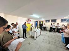 Visita da imagem peregrina da Guarda de Nossa Sra. de Nazaré ao Campus I