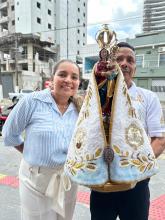 Visita da imagem peregrina da Guarda de Nossa Sra. de Nazaré ao Campus I