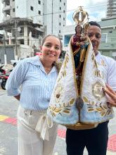 Visita da imagem peregrina da Guarda de Nossa Sra. de Nazaré ao Campus I