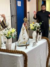 Visita da imagem peregrina da Guarda de Nossa Sra. de Nazaré ao Campus I