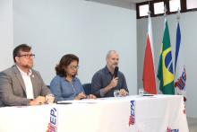 A Uepa inicia campanha de prevenção de diversos tipos de assédio moral no ambiente de trabalho. Na foto, Carlos Capela, Pró-reitora da Uepa. Foto: Sidney Oliveira/Ascom Uepa.