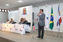 A Uepa inicia campanha de prevenção de diversos tipos de assédio moral no ambiente de trabalho. Na foto, Clay Chagas, reitor da Uepa. Foto: Sidney Oliveira/Ascom Uepa.